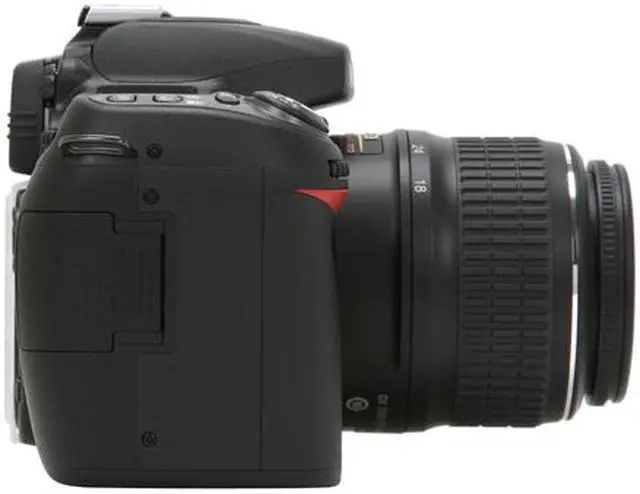 Alt view image 6 of 13 - Nikon D80 Black 10.2 MP Digital SLR Camera w/ AF-S DX Zoom-NIKKOR 18-55mm f/3.5-5.6G ED II Lens