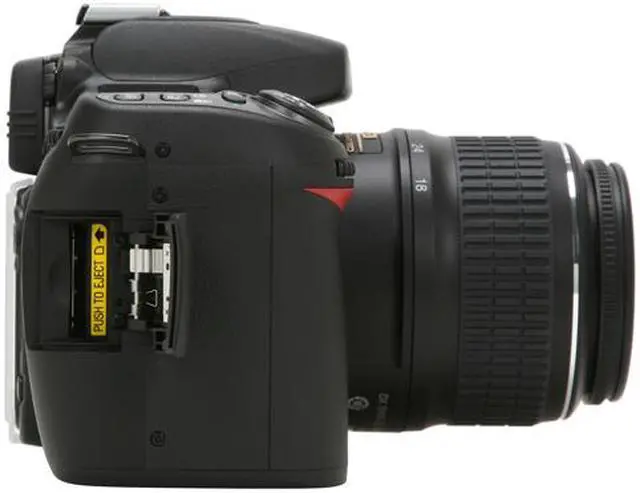 Alt view image 11 of 13 - Nikon D80 Black 10.2 MP Digital SLR Camera w/ AF-S DX Zoom-NIKKOR 18-55mm f/3.5-5.6G ED II Lens