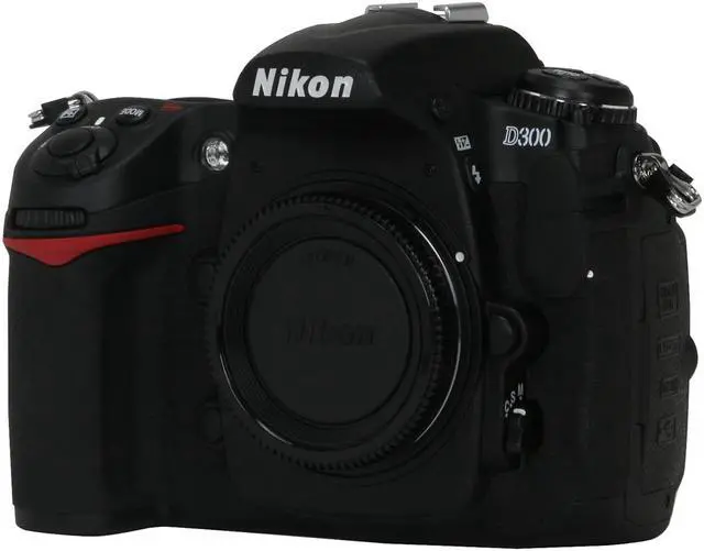 Alt view image 2 of 14 - Nikon D300 Black 12.3 MP Digital SLR Camera - Body Only