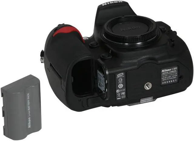 Alt view image 13 of 14 - Nikon D300 Black 12.3 MP Digital SLR Camera - Body Only
