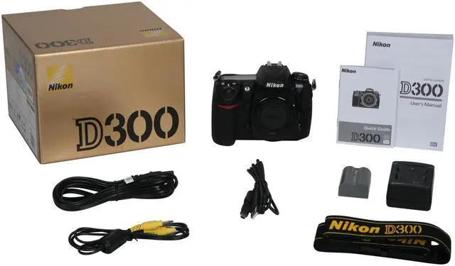 Alt view image 14 of 14 - Nikon D300 Black 12.3 MP Digital SLR Camera - Body Only