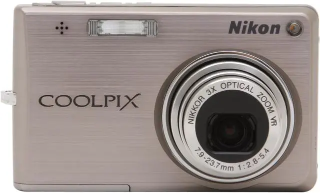 Alt view image 8 of 11 - Nikon Coolpix S700 Silver 12.1 MP 3X Optical Zoom Digital Camera