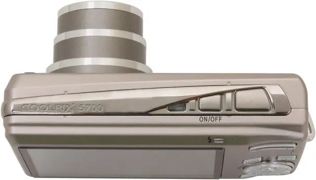 Alt view image 9 of 11 - Nikon Coolpix S700 Silver 12.1 MP 3X Optical Zoom Digital Camera