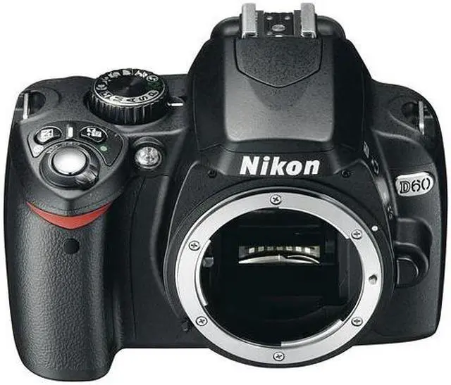 Main image of Nikon D60 Black 10.2 MP Digital SLR Camera - Body Only