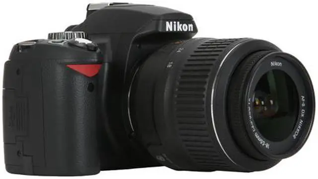 Alt view image 7 of 13 - Nikon D60 Black 10.2 MP Digital SLR Camera w/ AF-S DX NIKKOR 18-55mm f/3.5-5.6G VR Lens