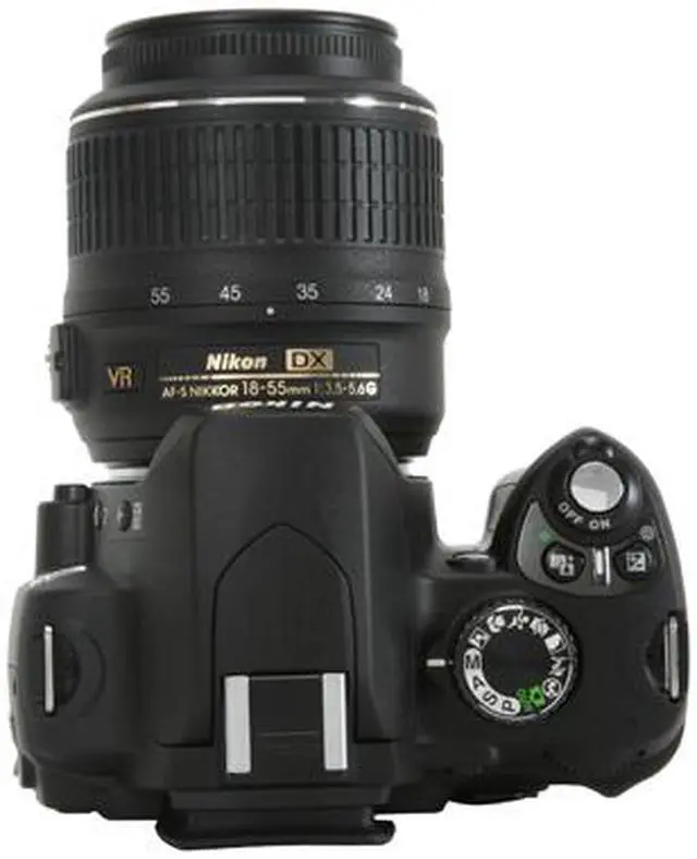 Alt view image 10 of 13 - Nikon D60 Black 10.2 MP Digital SLR Camera w/ AF-S DX NIKKOR 18-55mm f/3.5-5.6G VR Lens