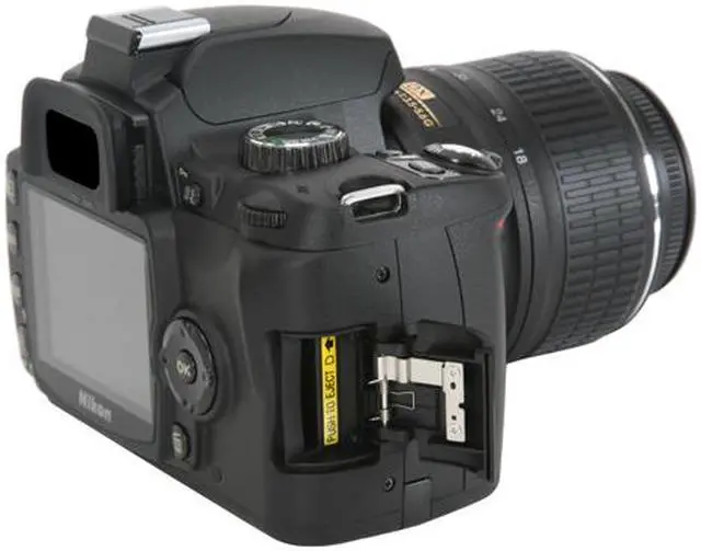 Alt view image 11 of 13 - Nikon D60 Black 10.2 MP Digital SLR Camera w/ AF-S DX NIKKOR 18-55mm f/3.5-5.6G VR Lens