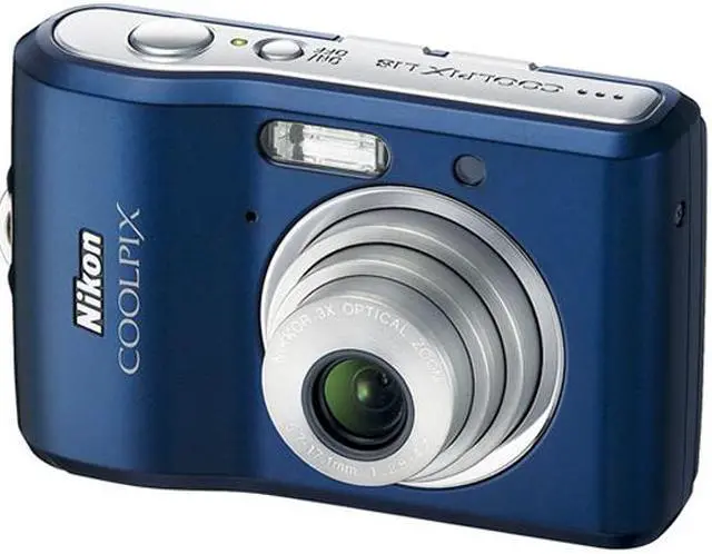 Main image of Nikon CoolPix L18 Navy 8.0 MP 3X Optical Zoom Digital Camera