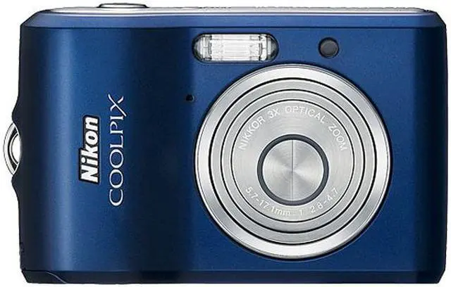 Alt view image 3 of 5 - Nikon CoolPix L18 Navy 8.0 MP 3X Optical Zoom Digital Camera
