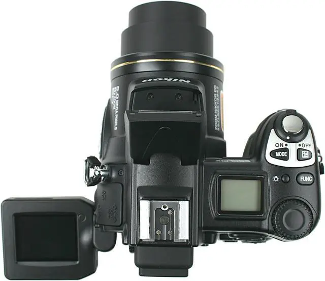 Alt view image 8 of 10 - Nikon CoolPix 5700 Black 5.0 MP 8X Optical Zoom Digital Camera