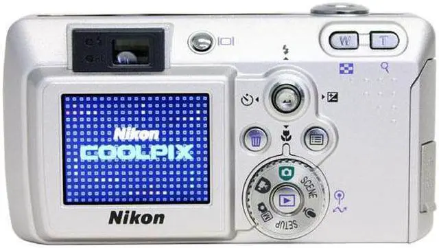 Alt view image 4 of 9 - Nikon COOLPIX 3700 Silver 3.2MP 3X Optical Zoom Digital Camera
