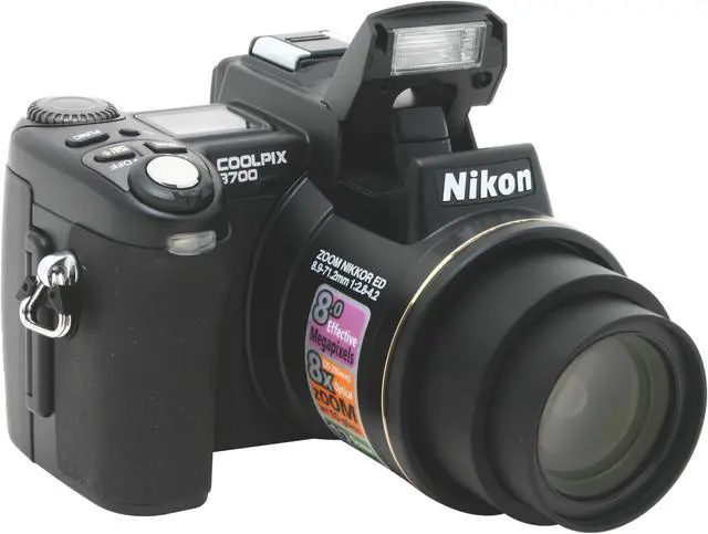 Alt view image 2 of 11 - Nikon Coolpix 8700 Black 8.0MP 8X Optical Zoom Digital Camera