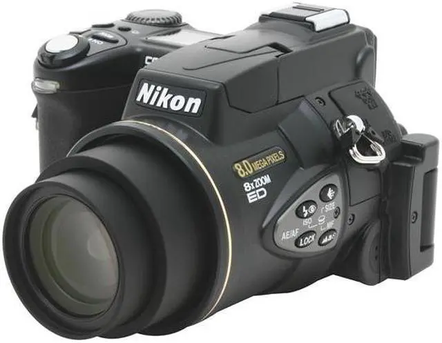 Alt view image 3 of 11 - Nikon Coolpix 8700 Black 8.0MP 8X Optical Zoom Digital Camera