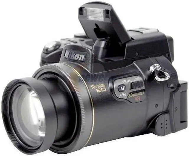 Alt view image 4 of 10 - Nikon Coolpix 8800 Black 8.0MP 10X Optical Zoom Digital Camera