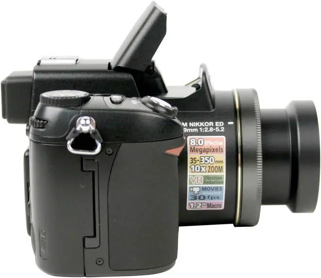 Alt view image 7 of 10 - Nikon Coolpix 8800 Black 8.0MP 10X Optical Zoom Digital Camera