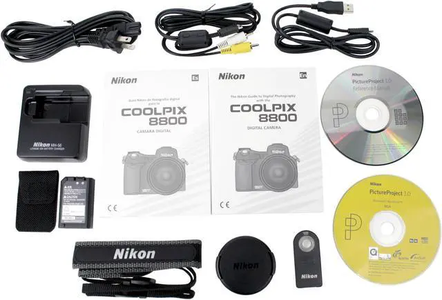 Alt view image 10 of 10 - Nikon Coolpix 8800 Black 8.0MP 10X Optical Zoom Digital Camera