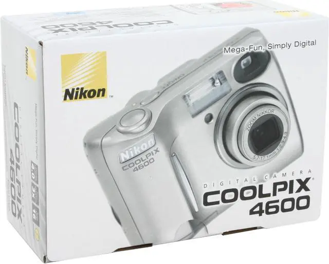 Alt view image 10 of 10 - Nikon COOLPIX 4600 Silver 4.0MP 3X Optical Zoom Digital Camera
