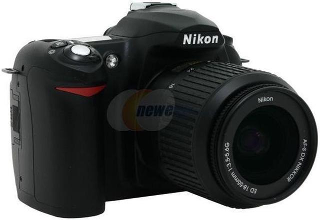 Nikon D50 Black 6.1 MP Digital SLR Camera w/AF-S DX NIKKOR ED 18-55mm  f/3.5-5.6G Lens
