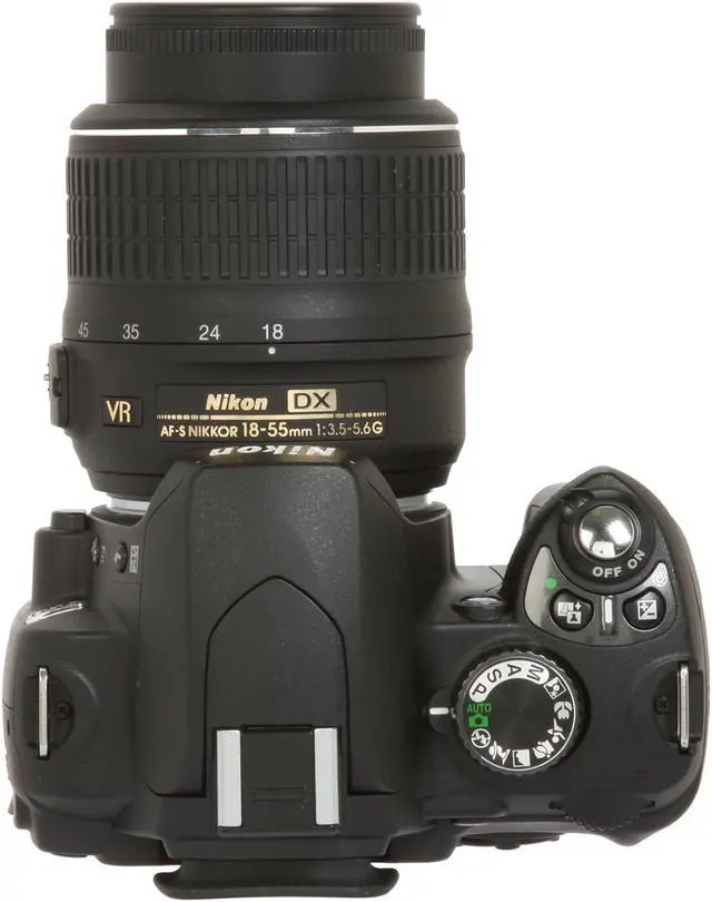 Alt view image 10 of 13 - Nikon D60 Black 10.2 MP Digital SLR Camera w/AF-S DX NIKKOR 18-55mm f/3.5-5.6 G VR Lens