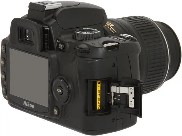 Alt view image 11 of 13 - Nikon D60 Black 10.2 MP Digital SLR Camera w/AF-S DX NIKKOR 18-55mm f/3.5-5.6 G VR Lens