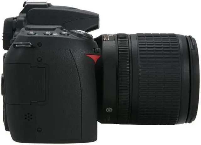 Alt view image 6 of 13 - Nikon D90 Black 12.3 MP Digital SLR Camera w/ AF-S DX NIKKOR 18-105mm f/3.5-5.6G ED VR Lens