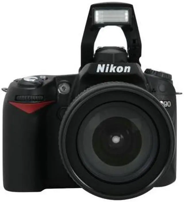 Alt view image 9 of 13 - Nikon D90 Black 12.3 MP Digital SLR Camera w/ AF-S DX NIKKOR 18-105mm f/3.5-5.6G ED VR Lens