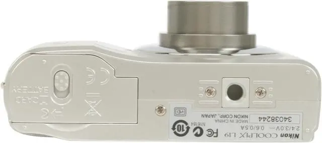 Alt view image 10 of 12 - Nikon COOLPIX L19 Smooth Silver 8.0 MP 3.6X Optical Zoom Digital Camera