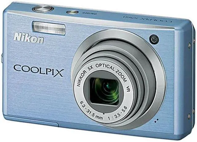 Main image of Nikon COOLPIX S560 Cool Blue 10.0 MP 5X Optical Zoom Digital Camera