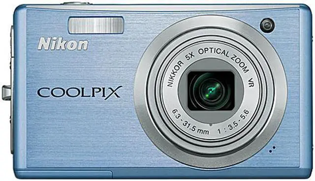 Alt view image 2 of 4 - Nikon COOLPIX S560 Cool Blue 10.0 MP 5X Optical Zoom Digital Camera