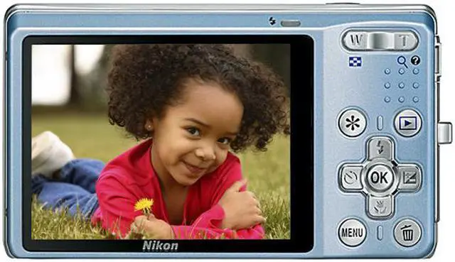 Alt view image 4 of 4 - Nikon COOLPIX S560 Cool Blue 10.0 MP 5X Optical Zoom Digital Camera