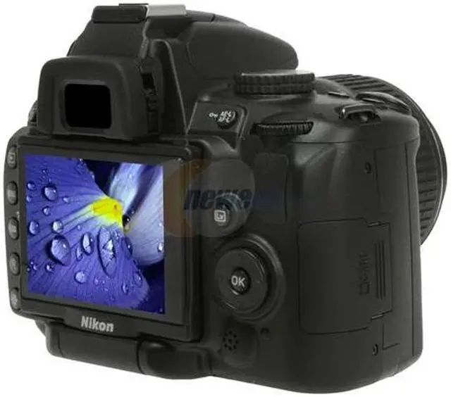 Alt view image 5 of 13 - Nikon D5000 Black 12.3 MP Digital SLR Camera w/AF-S DX Nikkor 18-55mm f/3.5-5.6G VR Lens