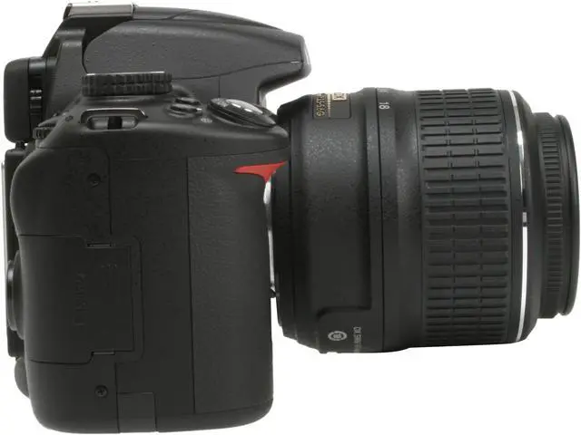 Alt view image 7 of 13 - Nikon D5000 Black 12.3 MP Digital SLR Camera w/AF-S DX Nikkor 18-55mm f/3.5-5.6G VR Lens