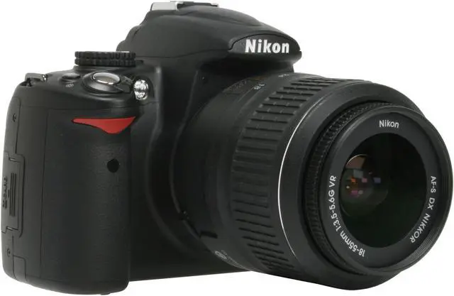 Alt view image 8 of 13 - Nikon D5000 Black 12.3 MP Digital SLR Camera w/AF-S DX Nikkor 18-55mm f/3.5-5.6G VR Lens