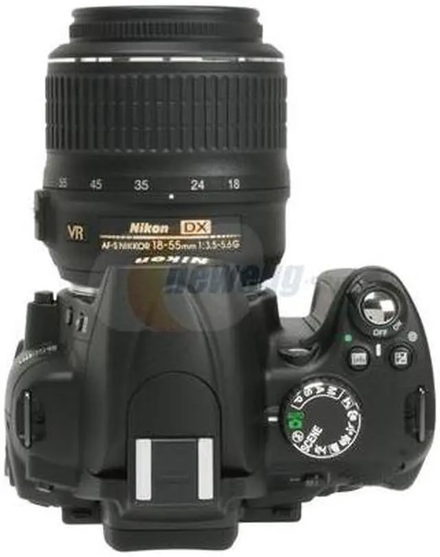 Alt view image 10 of 13 - Nikon D5000 Black 12.3 MP Digital SLR Camera w/AF-S DX Nikkor 18-55mm f/3.5-5.6G VR Lens