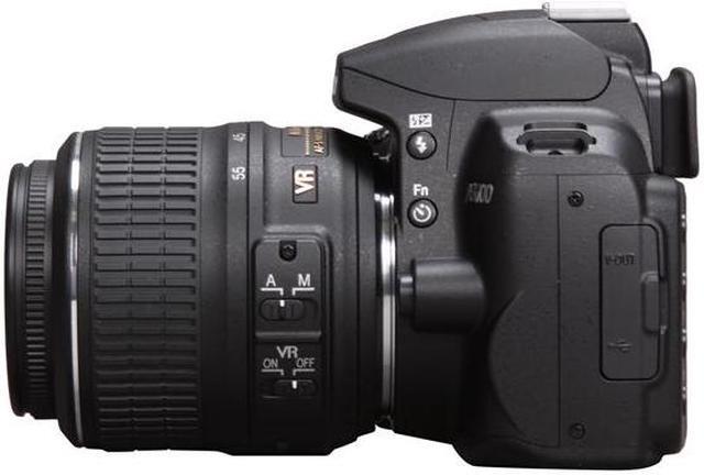Alt view image 5 of 10 - Nikon D3000 Black 10.2 MP Digital SLR Camera w/ 3x 18-55mm Zoom-NIKKOR VR Lens