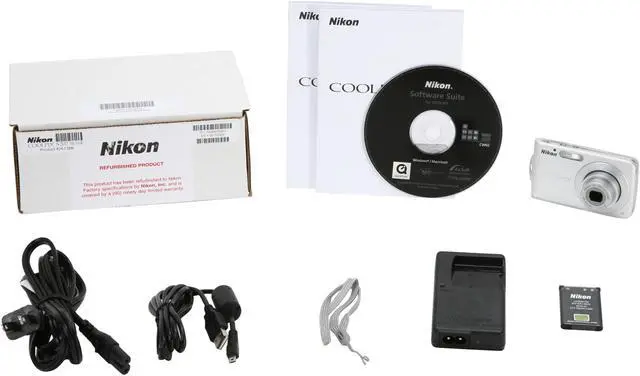 Alt view image 8 of 8 - Nikon COOLPIX S202 Silver 8.0 MP 3X Optical Zoom Digital Camera