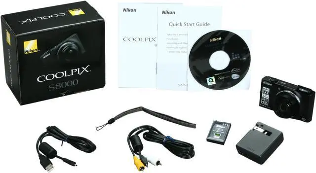 Alt view image 8 of 8 - Nikon COOLPIX S8000 Black 14.2 MP 10X Optical Zoom Digital Camera