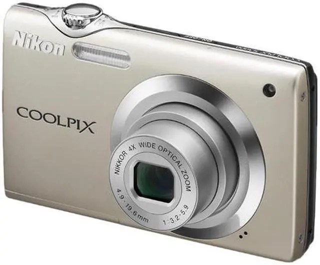 Main image of Nikon COOLPIX S3000 Champagne Silver 12.0 MP 4X Optical Zoom 27mm Wide Angle Digital Camera