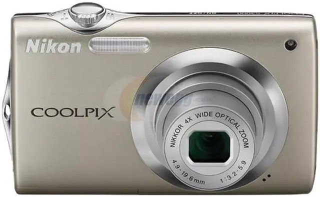 Alt view image 2 of 6 - Nikon COOLPIX S3000 Champagne Silver 12.0 MP 4X Optical Zoom 27mm Wide Angle Digital Camera