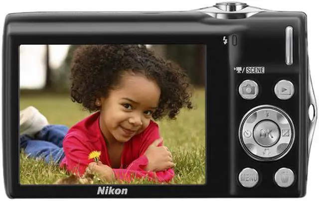 Alt view image 5 of 6 - Nikon COOLPIX S3000 Champagne Silver 12.0 MP 4X Optical Zoom 27mm Wide Angle Digital Camera