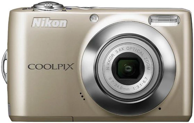 Alt view image 2 of 5 - Nikon COOLPIX L22 Champagne Silver 12.0 MP 3.6X Optical Zoom Digital Camera