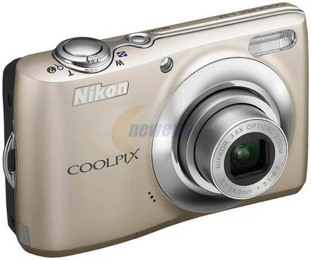 Alt view image 3 of 5 - Nikon COOLPIX L22 Champagne Silver 12.0 MP 3.6X Optical Zoom Digital Camera
