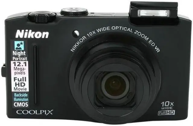 Alt view image 6 of 8 - Nikon Coolpix S8100 Black 12.1 MP 3.0" 921k LCD 10X Optical Zoom Digital Camera