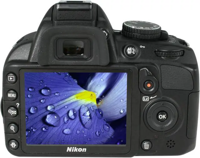 Alt view image 5 of 11 - Nikon D3100 Black 14.2 MP Digital SLR Camera with 18-55mm VR Zoom Lens