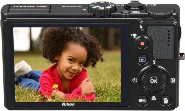 Alt view image 4 of 8 - Nikon COOLPIX P300 Black 12.2 MP 4.2X Optical Zoom 24mm Wide Angle Digital Camera