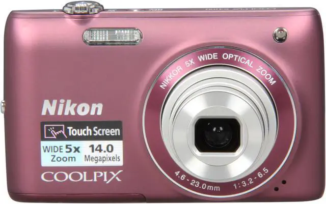 Alt view image 2 of 8 - Nikon COOLPIX S4100 Plum 14.0 MP 5X Optical Zoom 26mm Wide Angle Digital Camera