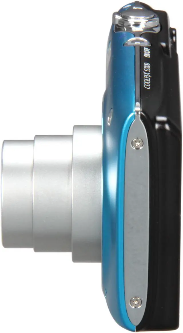 Alt view image 5 of 8 - Nikon COOLPIX S3100 Blue 14.0 MP 5X Optical Zoom Digital Camera