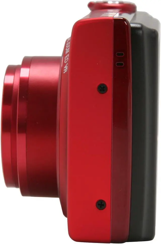 Alt view image 5 of 8 - Nikon COOLPIX S6100 Red 16.0 MP 7X Optical Zoom 28mm Wide Angle Digital Camera
