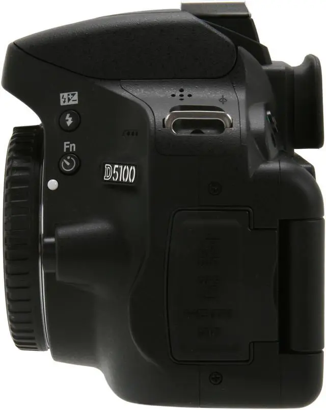 Alt view image 3 of 10 - Nikon D5100 16.2MP CMOS Digital SLR with Vari-Angle LCD Monitor Body Only