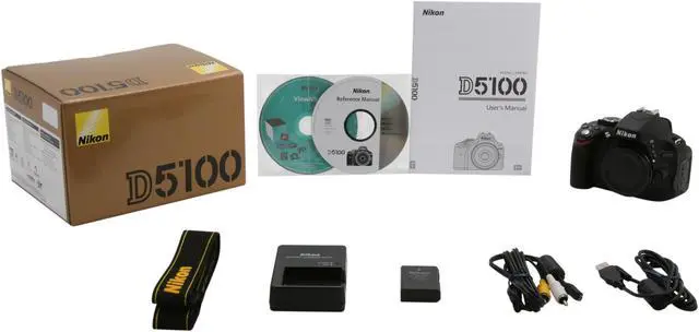 Alt view image 10 of 10 - Nikon D5100 16.2MP CMOS Digital SLR with Vari-Angle LCD Monitor Body Only